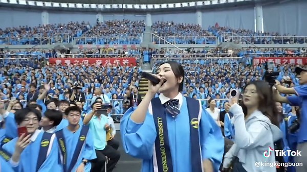 青岛大学2024毕业典礼 lễ tốt nghiệp trường Đại học Thanh Đảo năm 2024 #P2 #douyin #xuhuongtiktok #kingkongbuon