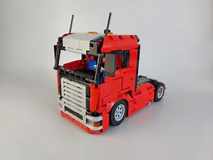 LEGO MOC-92476 42098 Model E (with trailer) (Technic 2021)