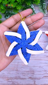 🎅 Simple and Affordable DIY Christmas Crafts for Beautiful Homemade Xmas Ornaments 🎄✨ #ornaments #christmas #craft #snowflakes #christmasdecor #handmade #DIY #shorts | Colors Paper
