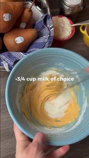 Dutch Baby with Bosc Pears