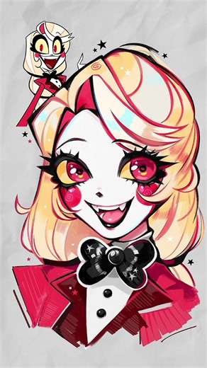 Art Speedpaint: Hazbin Hotel in Procreate