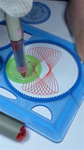 🌈 Mesmerizing Spirogram Art | Colorful Geometry Magic #shortsfeed #viralvideo