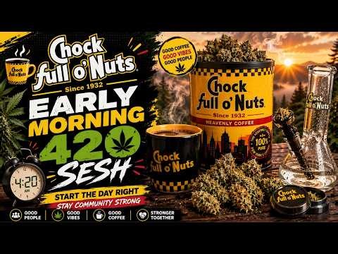 Chock Full o’ Nuts ☕🔥 | Early Morning 420 Sesh 🌄💨