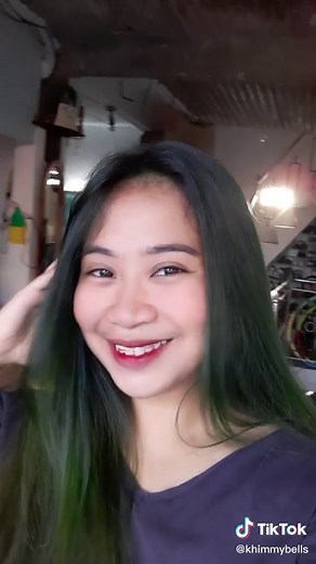 Disclaimer: May kulay nako before. 😊🥰 #fyp #diyhaircolor #bremod #greenhaircolor #diyhaircolorwithoutbleach