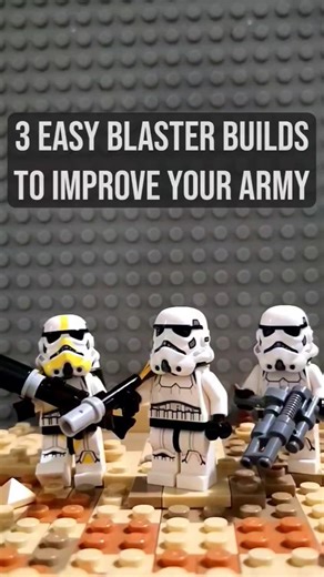 3 easy lego star wars blaster to improve your army #lego #starwars #legostarwars #fyp #viral #fypシ