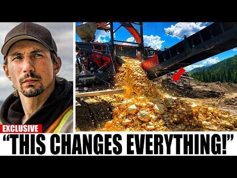 Parker Schnabel Uncovers $420M Gold Treasure Hidden Inside an Old Trommel!