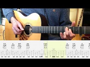 Fields of gold (Sting): Fingerstyle intro, 60 Bpm , Guitar Tabs