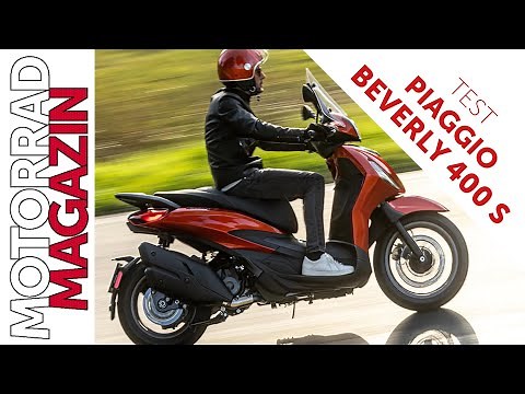Piaggio Beverly 400 S Test - Bestes Preis-/Leistungspaket? Performance, Komfort, Elektronik.