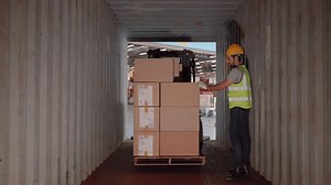 Workers Load Boxes Goods Into Containers Stock Footage Video (100% Royalty-free) 3680643571 | Shutterstock