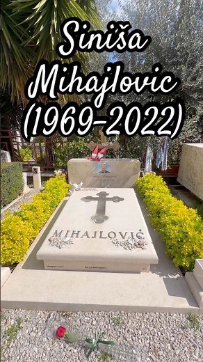 Siniša Mihajlovic (1969-2022) Footballer and coach. Sampdoria, Lazio, Bologna, Calcio. Verano, Roma