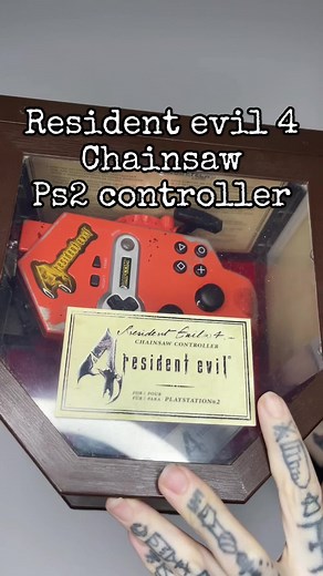 Resident evil 4 ps2 controller 🩸 I always wanted this growing up, so I’m glad as an adult I can finally add it to my collection. #residentevil #residentevil4 #residentevil4gameplay #residentevilleon #leonkennedy #ps2horror #ps2 #retrogamecollector #playstation #ps2controller #fypシ #fyp #fypシ゚viral #foryoupage