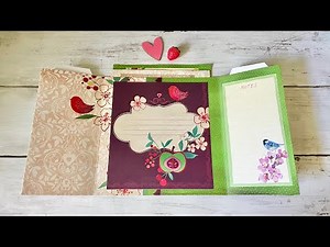 Gatefold Folio Tutorial (So Many Pockets and Flips!)