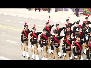 National Cadet Corps contingent parades at Republic Day 2022 - NCC India