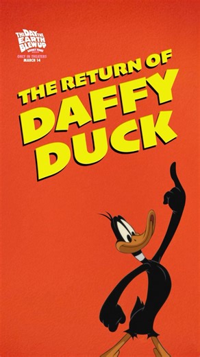 Looney Tunes on Instagram: "Daffy Duck is here to wreck everything, including your expectations. See your favorite feathered lunatic in #TheDayTheEarthBlewUp — ONLY IN THEATERS March 14! Get tickets now to #LooneyTunesMovie 🎟️ in our link in bio!"