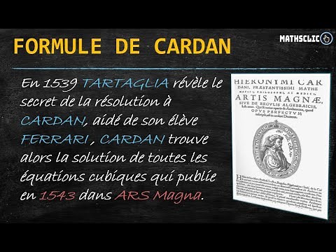 POLYNÔMES : FORMULE DE CARDAN