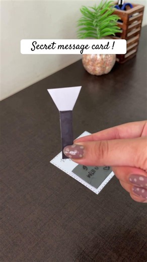 Secret message card tutorial !!! #lovecards #secretmessage #creativeart #cardideas #diycrafts #diy