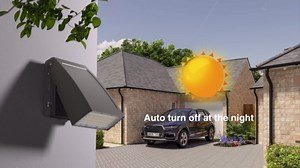 100W LED Wall Pack with Dusk to Dawn Sensor, 14000LM, 5000K Daylight, 100-277Vac 90° Adjustable Full Cut-Off Wall Pack Light, Waterproof Outdoor Security Lighting for Barn Warehouse, UL Listed, 1 Pack