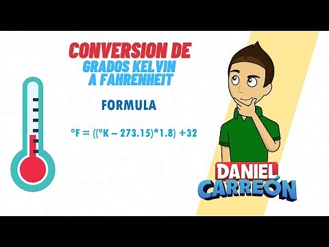 CONVERSIÓN DE GRADOS KELVIN A FAHRENHEIT Super facil - Para principiantes