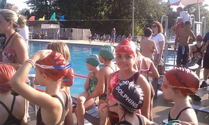 Dolphins Outswam Mountainside at SO Pool