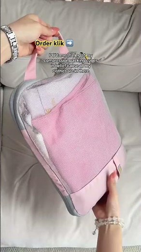 6 Set Compression Packing Cubes Expandable Lightweight Travel Organizer Luggage Suitcase