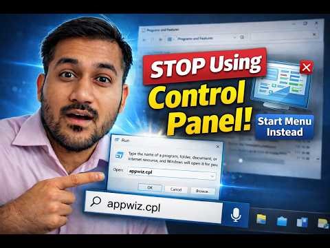 STOP Using the Control Panel - Here's Why You Should Open Programs and Features from Start Menu