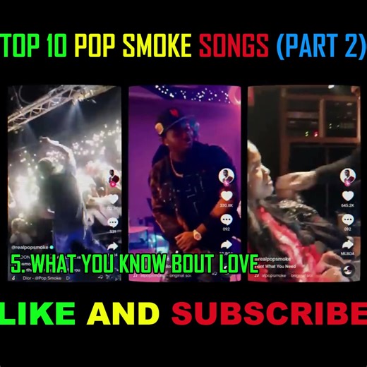 Top 5 Pop Smoke songs — PART 2 🔥 This is where the arguments start 😭 Did I get #1 right or wrong? Which song should be higher? 👇 #popsmoke #drill #hiphop #music