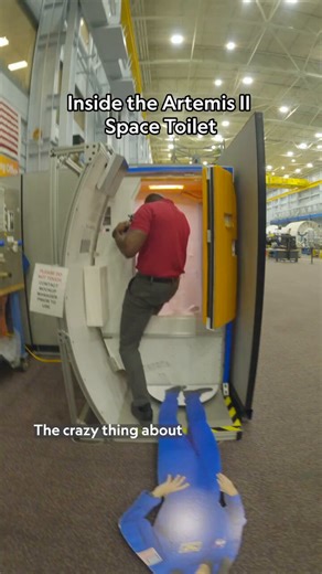 So my very minor claim to fame is that I helped map out the onboard procedures for how to use the toilet and exercise equipment on Orion. Bc of the proximity of the toilet to the exercise area, the first step when exercising is to verify that no one has to use the toilet for the next 45 minutes. 😀