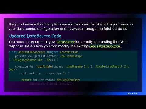 How to Fix Persistent API Calls in Google Paging Library 3 with RxJava