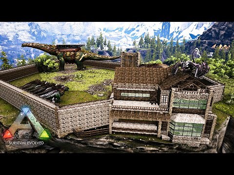 【ARK】見晴らし最高な拠点 (Speed Builds) #桜餅ARK建築