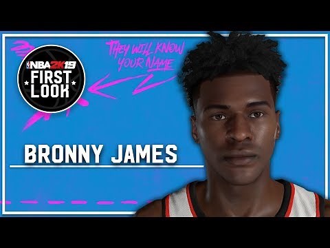 NBA 2K19 - How To Create Lebron James Jr. (Bronny James) (Realistic Jumpshot)