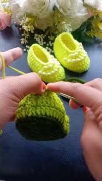 crochet baby booties tutorial #crochet