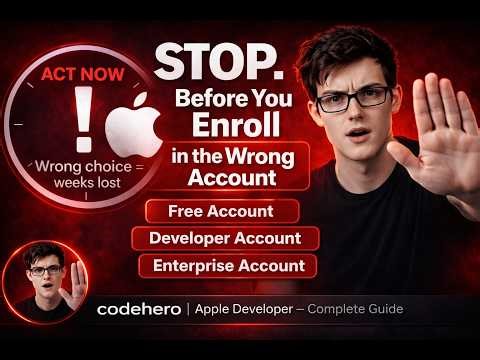 Apple Developer Account: The Mistake That Costs You Weeks — Free vs $99 vs $299 (2026)