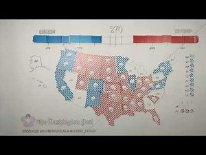 Drawing the results: robot-printing the live 2020 electoral map