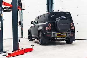 AVAILABLE NOW - Land Rover Defender 110 5.0 V8 Performance Exhausts After transforming the Defender 90 with Cobra Sport's GPF-Back exhaust upgrade, its big brother was left feeling the need for enhanced sound and upgraded styling. Cobra Sport's development team have created the solution by introducing a range of GPF/PPF-Back performance exhausts that awaken the V8 vocal cords of Land Rover's ultimate 4x4. Head to cobrasport.com/Defender110 to view our entire Land Rover Defender 110 5.0 V8 exhaus