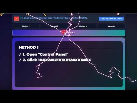 Fix Disc Burning Notification Click This Balloon Bug in Windows 11 2026