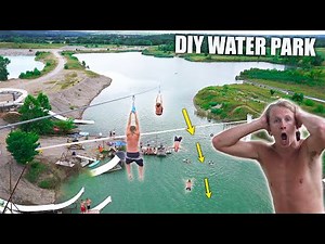 THE CRAZIEST REDNECK WATER PARK ON EARTH (80 foot zipline drop)