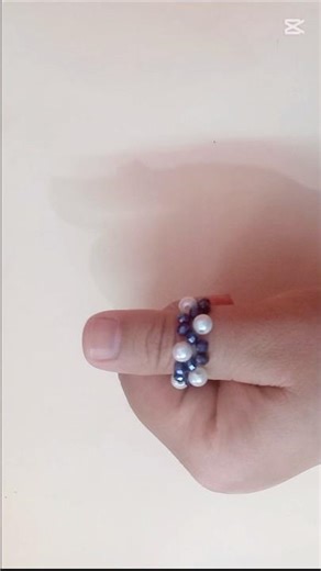 diy beaded ring making tutorial #shorts#handmade