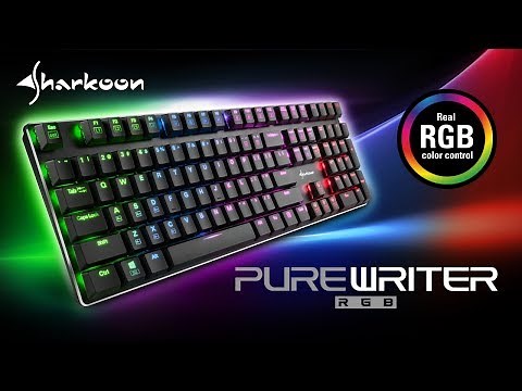 Sharkoon Purewriter RGB DE Layout