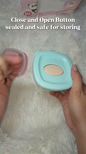 Sealed Plastic Containers for Purees for baby #baby #babyboy #shorts #viral