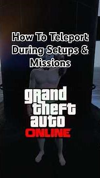 How to teleport during setups and missions in GTA Online #gta #gtaonline #gta5 #gtav