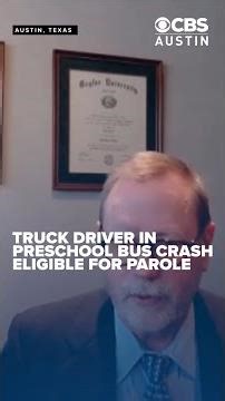 Driver serving 18-year sentence in deadly Hays CISD bus crash eligible for parole in April