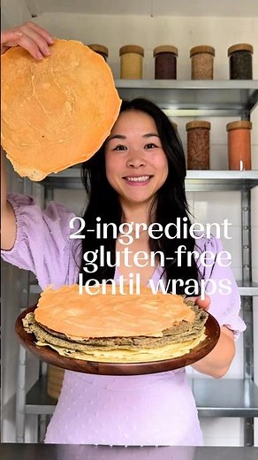 Gluten-Free Wraps Using Any Lentil | Vegan & 2 Ingredients