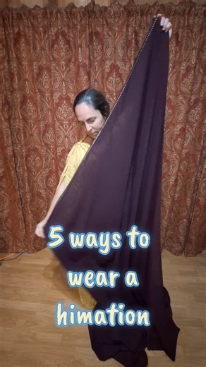 Ancient Greek costume! The himation is a wrap worn over the chiton. Think of it as a very large, very versatile shawl. #ancientgreece #historiccostume #howtowear | Raven's Watch Farm