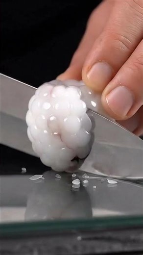 ASMR Raspberry Slicing | Ultra Slo-Mo Macro #ASMR #Shorts #Satisfying