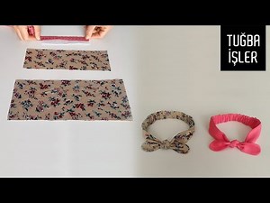 Very Easy Hairband Cutting and Sewing | Tuğba İşler