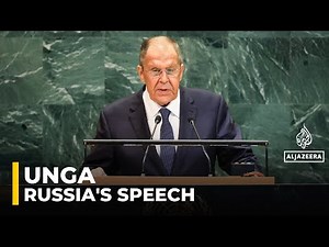 Russia’s Lavrov addresses 80th UNGA in New York