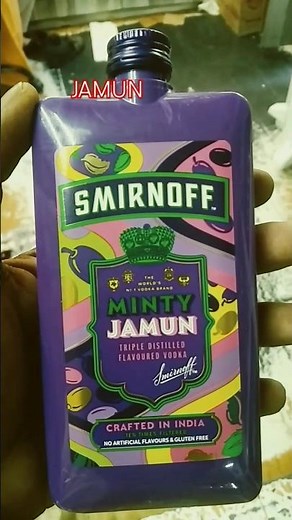 Smirnoff || Smirnoff Minty Jamun Vodka #vodka #daru