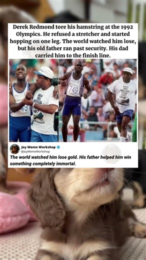 I can't believe his dad did this at the Olympics 🤯 #memes #funny