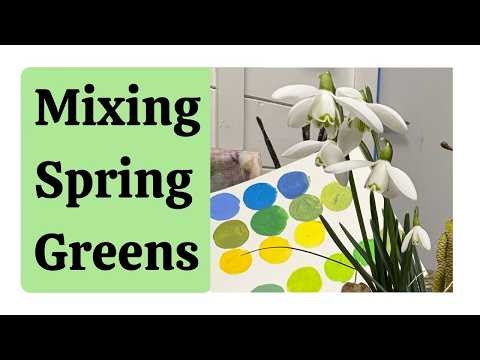 Stop Using Tube Green: How to Mix Better Greens in Acrylic