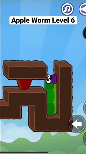 Apple Worm - Level 6 #logicpuzzle